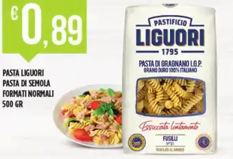 Euroesse PASTA LIGUORI PASTA DI SEMOLA FORMATI NORMALI 500 GR offerta