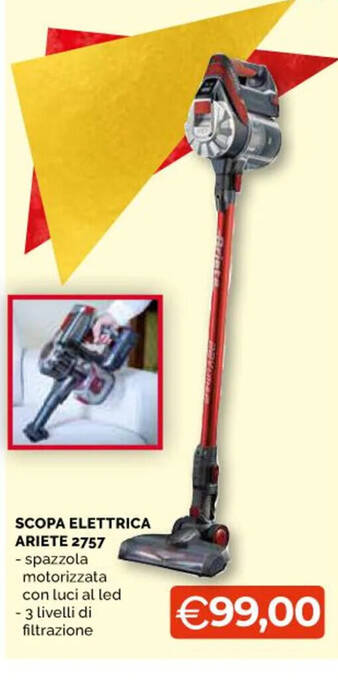 Mercatò Big SCOPA ELETTRICA ARIETE 2757 - spazzola offerta