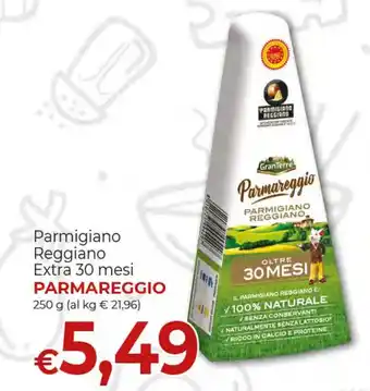 Parmigiano Reggiano Extra 30 mesi PARMAREGGIO 250 g
