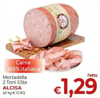 Supermercati Nonna Isa Mortadella 2 Torri Elite ALCISA offerta