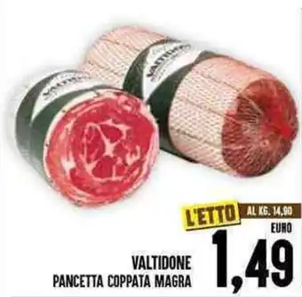 VALTIDONE PANCETTA COPPATA MAGRA