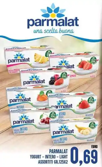 PARMALAT YOGURT-INTERO - LIGHT ASSORTITI GR.125X2