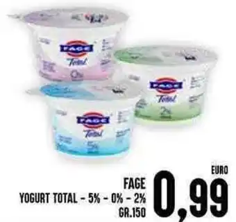 FAGE YOGURT TOTAL-5% -0% -2% GR. 150
