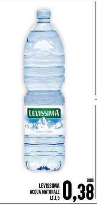 Iper Pellicano LEVISSIMA ACQUA NATURALE 1,5 lt. offerta