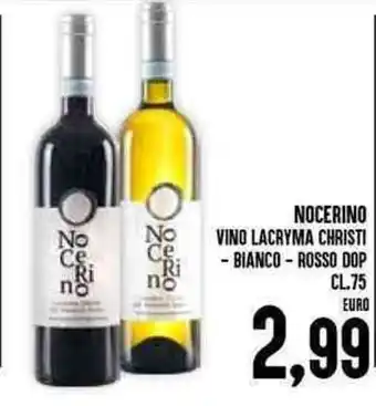 Iper Pellicano NOCERINO VINO LACRYMA CHRISTI - BIANCO-ROSSO DOP CL.75 offerta