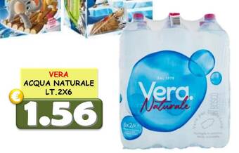 MercADone VERA ACQUA NATURALE LT.2X6 offerta