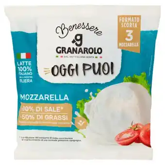 Iperal Mozzarella oggi puoi granarolo offerta