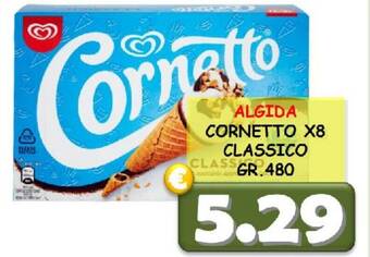 MercADone ALGIDA CORNETTO X8 CLASSICO CLASS GR.480 offerta
