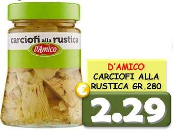 MercADone D'AMICO CARCIOFI ALLA RUSTICA GR.280 offerta