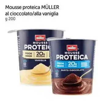 Famila Mousse proteica MÜLLER al cioccolato/alla vaniglia g 200 offerta