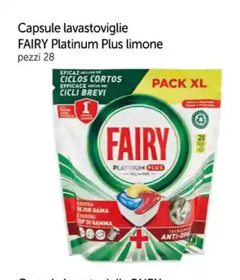 Capsule lavastoviglie FAIRY Platinum Plus limone pezzi 28