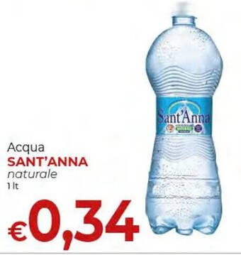 Maxi Nonna Isa Acqua SANT'ANNA naturale 1 lt offerta