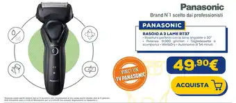 Euronics PANASONIC RASOIO A 3 LAME RT37 offerta