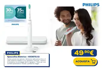 Euronics PHILIPS Spazzolino Elettrico - HX3673/13 offerta