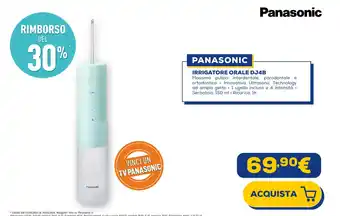 Euronics PANASONIC IRRIGATORE ORALE DJ4B offerta