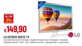 IperFamila LG 28TN515 WHITE TV offerta