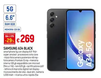 IperFamila SAMSUNG A34 BLACK offerta