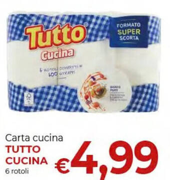 Maxi Nonna Isa Carta cucina TUTTO CUCINA 6 rotoli offerta
