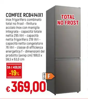 IperFamila COMFEE RCB414IX1 offerta