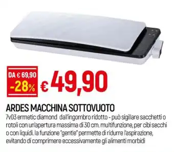 IperFamila ARDES MACCHINA SOTTOVUOTO offerta