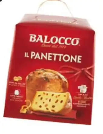 Mercatò IL PANETTONE BALOCCO vari tipi kg.1 offerta