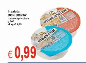 D'Italy Insalata BON BONTA' russa/capricciosa g 200 offerta