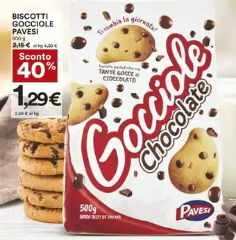 Coop Pavesi Pavesi - Gocciole Chocolate 500 g(ml) offerta