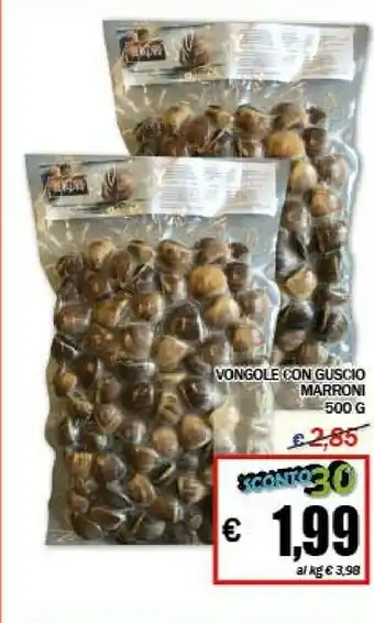 EMMEpiù Vongole Con Guscio Marroni 500 G offerta