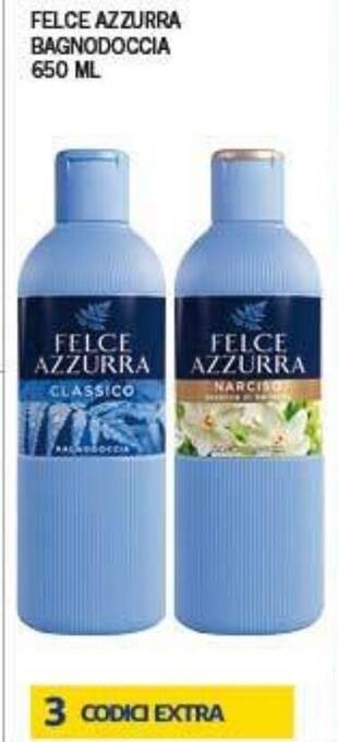 Supermercato Pollio FELCE AZZURRA BAGNODOCCIA 650 ML offerta