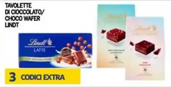 Iper Tosano TAVOLETTE DI CIOCCOLATO/ CHOCO WAFER LINDT offerta