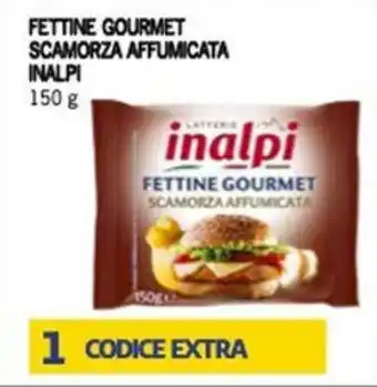 FETTINE GOURMET SCAMORZA AFFUMICATA INALPI 150 g
