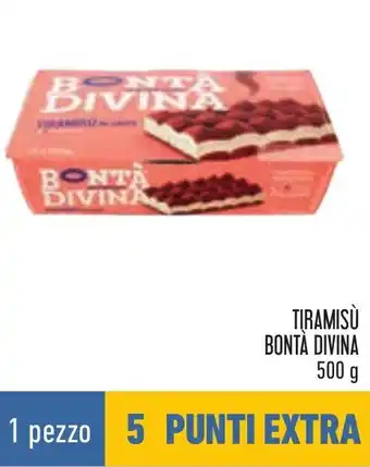 Conad TIRAMISÙ BONTÀ DIVINA 500 g offerta