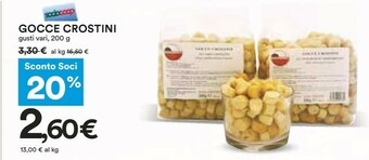 Coop Crostini offerta