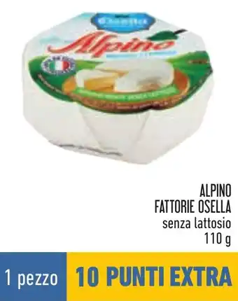 Conad ALPINO FATTORIE OSELLA senza lattosio 110 g offerta