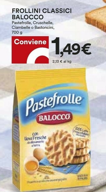 Coop Balocco Biscotti offerta