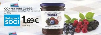 Coop Zuegg Marmellata offerta