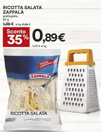 Coop Zappalà Ricotta offerta