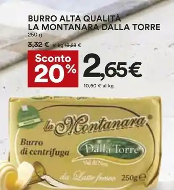Coop Dalla torre Burro offerta