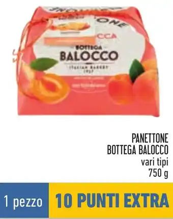 Conad PANETTONE BOTTEGA BALOCCO vari tipi 750 g offerta