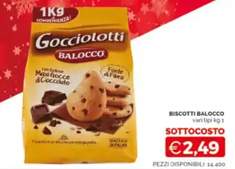 Mercatò BISCOTTI BALOCCo vari tipi kg.1 offerta
