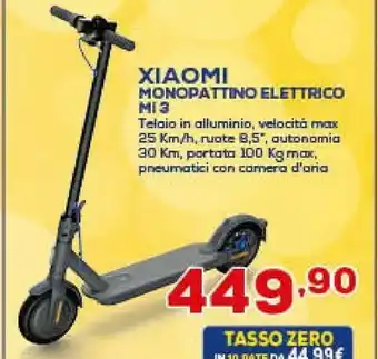 Euronics Xiaomi Monopattino offerta