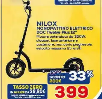Euronics Nilox Monopattino offerta