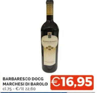 Mercatò BARBARESCO DOCG MARCHESI DI BAROLO cl.75 offerta