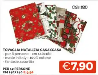 Mercatò TOVAGLIA NATALIZIA CASAXCASA offerta