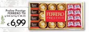 Eurospesa Praline Prestige FERRERO T21 g 246 offerta