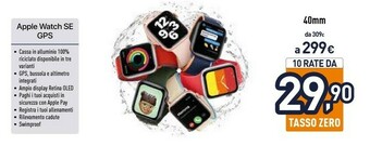 Unieuro Apple Watch offerta