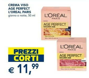 Esselunga L'Oreal Crema Viso Age Perfect offerta
