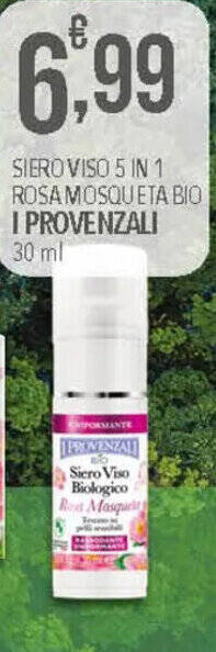 Iper Romagnolo SIERO VISO 5 IN 1 ROSA MOSQUETA BIO I PROVENZALI 30 ml offerta