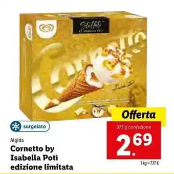 Lidl Algida Cornetto by Isabella Potì edizione limitata 375g offerta