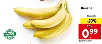 Lidl Banane offerta